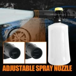NAXUNNN Canon à Mousse Pour K?rcher K2 K3 K4 K5 K6 K7 Nettoyeur Haute Pression, 750ML Kit De Bouteille De Lance De Mousse à Neige Pour Voiture Avec Buse Réglable, Pour Lave-Auto Nettoyage De Vitres -Nettoyeur Haute Pression Soldes 64014506 4