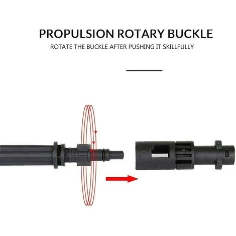 TINOR Dirt Blaster 140 Bars Lance Extensible De Rechange Pour Karcher K1, K2, K3, K4, K5, K6, K7 - Lance à Extension Avec Puissance Turbo Rotative, Buse De Lance De Lavage De Voiture 5 TINOR Dirt Blaster 140 Bars Lance Extensible De Rechange Pour Karcher K1, K2, K3, K4, K5, K6, K7 - Lance à Extension Avec Puissance Turbo Rotative, Buse De Lance De Lavage De Voiture – Image 3