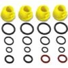 TINOR Kärcher Kit De Joints Toriques De Rechange Accessoire Pour Nettoyeurs Haute Pression，Karcher Kit De Buses à Air Et Joints Toriques Pour Nettoyeur Haute Pression Compatible Avec Les Modèles，K1/K2/K3/K4/K5/K6/K7/T250/T-Racer