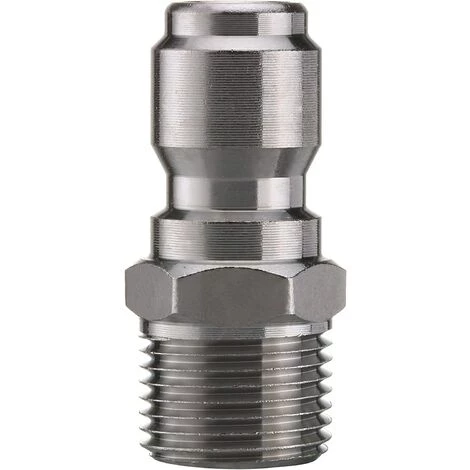 TINOR Kit Adaptateur à Connexion Rapide Pour Nettoyeur Haute Pression, Filetage Mâle 9,5 Mm, 5000 PSI 3/8'' Quick Connect Kit -Male 5 TINOR Kit Adaptateur à Connexion Rapide Pour Nettoyeur Haute Pression, Filetage Mâle 9,5 Mm, 5000 PSI 3/8'' Quick Connect Kit -Male – Image 3
