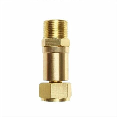 Jardin Piscine Adaptateur Pivotant Pour Tuyau De Nettoyeur Haute Pression, Raccord De Coulissement Libre, Fabriqué En Laiton Massif, Connexion D'entrée M22 LangRay 5 Jardin Piscine Adaptateur Pivotant Pour Tuyau De Nettoyeur Haute Pression, Raccord De Coulissement Libre, Fabriqué En Laiton Massif, Connexion D'entrée M22 LangRay – Image 3