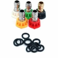 GRID COOL Kit De Nettoyeur Haute Pression, 5 Embouts De Buse, Joints Toriques, 7 Pistolets D'expansion, Une Pièce -Nettoyeur Haute Pression Soldes 64083634 3