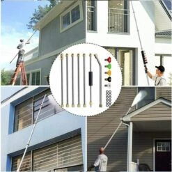 GRID COOL Kit De Nettoyeur Haute Pression, 5 Embouts De Buse, Joints Toriques, 7 Pistolets D'expansion, Une Pièce -Nettoyeur Haute Pression Soldes 64083634 5