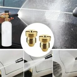 CLEGGFR Lot De 2 Embouts De Canon En Mousse 1,2 Mm Pour Canon à Mousse à Neige Universel 1,2 Mm ，LO-Ron -Nettoyeur Haute Pression Soldes 64087462 4