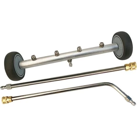 EAUDACè Nettoyeur Haute Pression De 40,6 Cm, Balai à Eau De Lavage De Sous-carrosserie, Avec 2 Baguettes D'extension Et Un Avec Baguette Coudée à 45 Degrés 3 EAUDACè Nettoyeur Haute Pression De 40,6 Cm, Balai à Eau De Lavage De Sous-carrosserie, Avec 2 Baguettes D'extension Et Un Avec Baguette Coudée à 45 Degrés