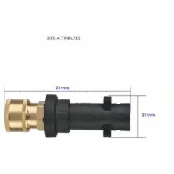 CARILLONSàVENT Adaptateur De Nettoyeur Haute Pression,Carivent Vers Raccord Rapide De 6,35 Mm Pour Karcher Série K2-K7, Avec 5 Embouts De Buse De Nettoyeur Haute Pression 10 CARILLONSàVENT Adaptateur De Nettoyeur Haute Pression,Carivent Vers Raccord Rapide De 6,35 Mm Pour Karcher Série K2-K7, Avec 5 Embouts De Buse De Nettoyeur Haute Pression -Nettoyeur Haute Pression Soldes 64143696 4