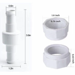 THSINDE Kit De Remplacement De Tuyau Pivotant Pour Nettoyeur De Piscine, Pour Zodiac Polaris 280 3900 Tuyau Pivotant D20 Et écrou De Tuyau D15, Roulement à Billes Pour Tuyau De Piscine -Nettoyeur Haute Pression Soldes 64464894 3