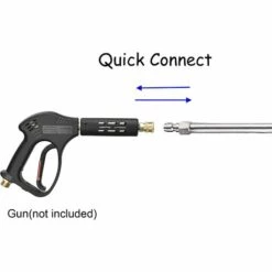 PERLE RARE Baguette D'extension Pour Nettoyeur Haute Pression, Pistolet Pour Nettoyeur Haute Pression, 17", 1/4" Quick Connect 10 PERLE RARE Baguette D'extension Pour Nettoyeur Haute Pression, Pistolet Pour Nettoyeur Haute Pression, 17", 1/4" Quick Connect -Nettoyeur Haute Pression Soldes 64468160 4