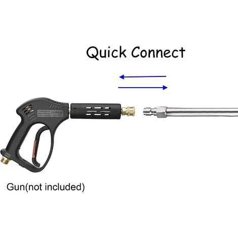 PERLE RARE Baguette D'extension Pour Nettoyeur Haute Pression, Pistolet Pour Nettoyeur Haute Pression, 17", 1/4" Quick Connect 6 PERLE RARE Baguette D'extension Pour Nettoyeur Haute Pression, Pistolet Pour Nettoyeur Haute Pression, 17", 1/4" Quick Connect – Image 4