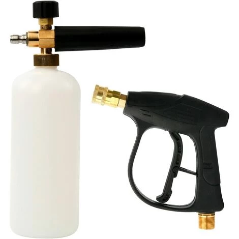 PERLE RARE Pistolet à Mousse à Neige Pistolet à Mousse Nettoyeur Haute Pression Lavage De Voiture Pistolet à Mousse à Neige Nettoyeur Haute Pression Réglable (avec Pistolet à Mousse) 3 PERLE RARE Pistolet à Mousse à Neige Pistolet à Mousse Nettoyeur Haute Pression Lavage De Voiture Pistolet à Mousse à Neige Nettoyeur Haute Pression Réglable (avec Pistolet à Mousse)