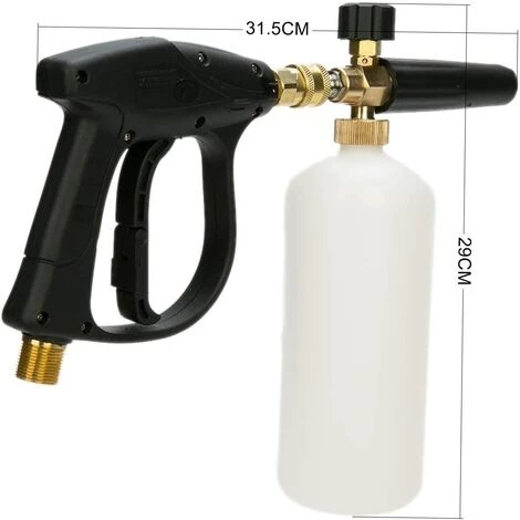 PERLE RARE Pistolet à Mousse à Neige Pistolet à Mousse Nettoyeur Haute Pression Lavage De Voiture Pistolet à Mousse à Neige Nettoyeur Haute Pression Réglable (avec Pistolet à Mousse) 6 PERLE RARE Pistolet à Mousse à Neige Pistolet à Mousse Nettoyeur Haute Pression Lavage De Voiture Pistolet à Mousse à Neige Nettoyeur Haute Pression Réglable (avec Pistolet à Mousse) – Image 4