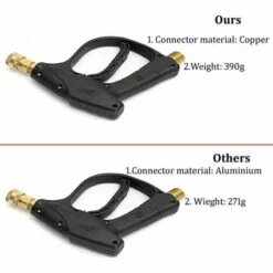 PERLE RARE Pistolet à Mousse, Pistolet à Mousse à Dégagement Rapide 1/4" Pour Nettoyeur Haute Pression, Pistolet De Lavage à Jet, Buse Réglable De 1 Litre, Bouteille En Mousse, Distributeur De Savon, Pulvérisateur Pour Lavage De Voiture, Nettoyage De Cour -Nettoyeur Haute Pression Soldes 64473335 3