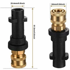 PERLE RARE Adaptateur De Pistolet De Nettoyeur Haute Pression à Connexion Rapide 1/4'' Compatible Avec Les Séries Karcher K, K2, K3, K4, K5, K6, K7 -Nettoyeur Haute Pression Soldes 64473371 5