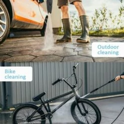 FLYME Pistolet Pour Karcher, Pistolet Rotatif à Double Fonction Pour Karcher K2 K3 K4 K5 K6 K7 Nettoyeur Haute Pression, Pistolet De Nettoyeur Haute Pression Avec Accessoires De Buse Réglables Pour Karcher -Nettoyeur Haute Pression Soldes 64493046 5