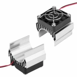 FLYME Dissipateur Thermique De Moteur 540/550/3650 Avec Ventilateur De Refroidissement, Accessoire De Dissipateur Thermique Pour Moteur De Voiture électrique RC à L'échelle 1/10(Silver) 8 FLYME Dissipateur Thermique De Moteur 540/550/3650 Avec Ventilateur De Refroidissement, Accessoire De Dissipateur Thermique Pour Moteur De Voiture électrique RC à L'échelle 1/10(Silver) -Nettoyeur Haute Pression Soldes 64497519 2