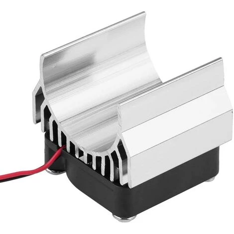 FLYME Dissipateur Thermique De Moteur 540/550/3650 Avec Ventilateur De Refroidissement, Accessoire De Dissipateur Thermique Pour Moteur De Voiture électrique RC à L'échelle 1/10(Silver) 5 FLYME Dissipateur Thermique De Moteur 540/550/3650 Avec Ventilateur De Refroidissement, Accessoire De Dissipateur Thermique Pour Moteur De Voiture électrique RC à L'échelle 1/10(Silver) â Image 3