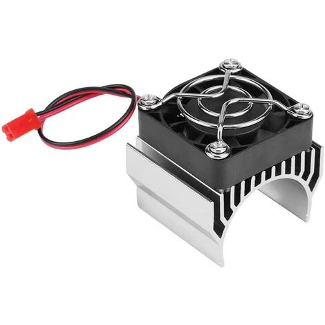 FLYME Dissipateur Thermique De Moteur 540/550/3650 Avec Ventilateur De Refroidissement, Accessoire De Dissipateur Thermique Pour Moteur De Voiture électrique RC à L'échelle 1/10(Silver) 6 FLYME Dissipateur Thermique De Moteur 540/550/3650 Avec Ventilateur De Refroidissement, Accessoire De Dissipateur Thermique Pour Moteur De Voiture électrique RC à L'échelle 1/10(Silver) â Image 4