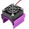 FLYME Radiateur De Moteur 540/550/3650 Avec Ventilateur De Refroidissement, Dissipateur Thermique De Modèle De Moteur De Voiture RC électrique à L'échelle 1/10 Pour Pièces Automobiles (violet) -Nettoyeur Haute Pression Soldes 64499695 1