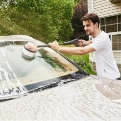 DENUOTOP Brosse De Nettoyage De Surface, Brosse De Lavage De Voiture Compatible Avec Karcher K2 K3 K4 K5 K6 K7, Accessoire De Nettoyeur Haute Pression -Nettoyeur Haute Pression Soldes 64684358 5