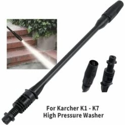 DENUOTOP Buse De Lance De Lavage De Voiture,160Bar Lance De Nettoyage Haute Pression,Lance Extensible De Rechange Pour Karcher K1, K2, K3, K4, K5, K6, K7 Pour Kärcher -Nettoyeur Haute Pression Soldes 64684363 2
