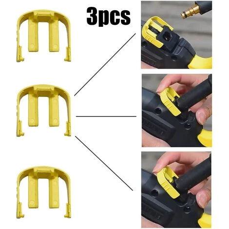 MèREÉTERNEL Lot De 9 Accessoires Jaunes Pour Nettoyeur Haute Pression Karcher K2 - Clip C De Rechange Pour Nettoyeur Haute Pression - Pour Voiture Et Maison Ternel 5 MèREÉTERNEL Lot De 9 Accessoires Jaunes Pour Nettoyeur Haute Pression Karcher K2 - Clip C De Rechange Pour Nettoyeur Haute Pression - Pour Voiture Et Maison Ternel – Image 3