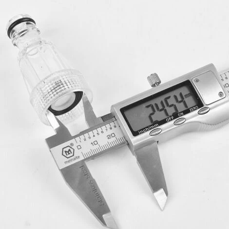 2 Pièces 6 Points Mamelon Filtre Nettoyeur Haute Pression Voiture Machine à Laver Filtre D'entrée D'eau 6 Points Filtre Transparent,HANBING 5 2 Pièces 6 Points Mamelon Filtre Nettoyeur Haute Pression Voiture Machine à Laver Filtre D'entrée D'eau 6 Points Filtre Transparent,HANBING – Image 3