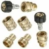 QERSTA Adaptateurs Pour Nettoyeur Haute Pression, Raccords Rapides M22 Lot De 8