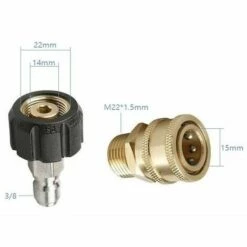 QERSTA Adaptateurs Pour Nettoyeur Haute Pression, Raccords Rapides M22 Lot De 8 10 QERSTA Adaptateurs Pour Nettoyeur Haute Pression, Raccords Rapides M22 Lot De 8 -Nettoyeur Haute Pression Soldes 64849458 4