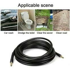 BENOBBY KIDS Raccord Rapide De Tuyau De Rechange Pour Nettoyeurs Haute Pression Kärcher K2, K3, K4, K5, K7 - Rallonge De Lavage à L'eau (10 M) -Nettoyeur Haute Pression Soldes 64861890 4