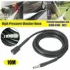LIFCAUSAL Tuyau De Nettoyeur Haute Pression M22 18Mpa 5/10/15m Noir Tuyau De Pulvérisateur De Tuyau De Laveuse De Jardin Partiellement Compatible Avec Nilfisk C100 C110 C120 C130 C140