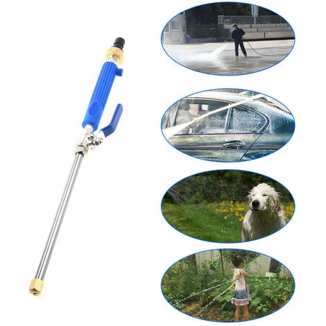 Buse à Eau Haute Pression Lance à Eau Pour Pistolet Avec 2 Buses De Nettoyage Buses De Pulvérisation Raccord De Tuyau D'arrosage 46 Cm Douche De Jardin Hydro Jet Power 56Vingt 7 Buse à Eau Haute Pression Lance à Eau Pour Pistolet Avec 2 Buses De Nettoyage Buses De Pulvérisation Raccord De Tuyau D'arrosage 46 Cm Douche De Jardin Hydro Jet Power 56Vingt – Image 5