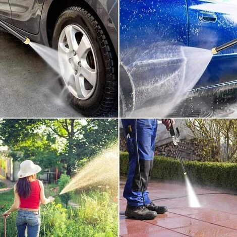 PERLE RARE Laveuses à Pression, Buse De Pulvérisation Pour Laveuse à Pression Baguette Réglable De Lavage à L'eau De Nettoyage De Vitre En Verre Pour L'arrosage De La Fenêtre De La Voiture De Jardin 7 PERLE RARE Laveuses à Pression, Buse De Pulvérisation Pour Laveuse à Pression Baguette Réglable De Lavage à L'eau De Nettoyage De Vitre En Verre Pour L'arrosage De La Fenêtre De La Voiture De Jardin – Image 5