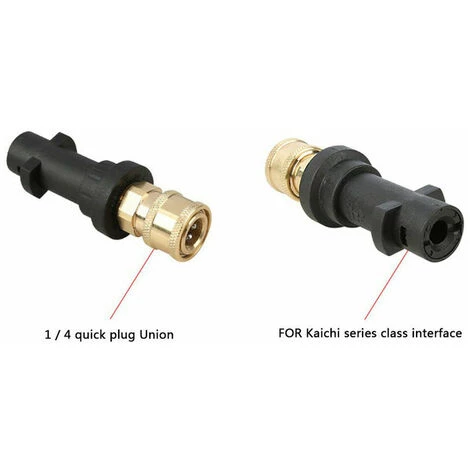 Adaptateur Nettoyeur Haute Pression Pour Raccord Rapide 1/4 '' Pour La Série Karcher K2 K3 K4 K5 K6 K7 Avec 5 Embouts De Buse Pour Plusieurs Laveuses Accessoire Pour Nettoyeur Haute Pression S'arêern 7 Adaptateur Nettoyeur Haute Pression Pour Raccord Rapide 1/4 '' Pour La Série Karcher K2 K3 K4 K5 K6 K7 Avec 5 Embouts De Buse Pour Plusieurs Laveuses Accessoire Pour Nettoyeur Haute Pression S'arêern – Image 5