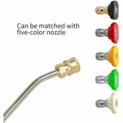 BDD Accessoires De Nettoyeur De Vidange De Laveuse à Haute Pression Tige D'extension De Machine à Laver électrique De 7 Pouces Tige De Flexion à 30 Degrés 8 BDD Accessoires De Nettoyeur De Vidange De Laveuse à Haute Pression Tige D'extension De Machine à Laver électrique De 7 Pouces Tige De Flexion à 30 Degrés -Nettoyeur Haute Pression Soldes 65374490 3