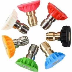 BDD Jeu De Buses Pour Nettoyeur Haute Pression, Avec Porte-buse, 7 Buses, Connexion Rapide 1/4", 4000 PSI 11 BDD Jeu De Buses Pour Nettoyeur Haute Pression, Avec Porte-buse, 7 Buses, Connexion Rapide 1/4", 4000 PSI -Nettoyeur Haute Pression Soldes 65377793 5