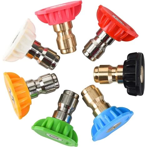 BDD Jeu De Buses Pour Nettoyeur Haute Pression, Avec Porte-buse, 7 Buses, Connexion Rapide 1/4", 4000 PSI 7 BDD Jeu De Buses Pour Nettoyeur Haute Pression, Avec Porte-buse, 7 Buses, Connexion Rapide 1/4", 4000 PSI – Image 5