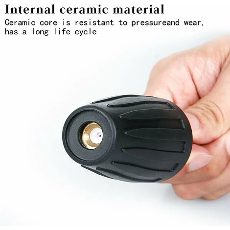 BDD Nettoyeur De Vidange Pour Nettoyeur Haute Pression, Deux Accessoires De Buse à Turbine Rotative, Connexion Rapide 1/4", 4000 PSI 4 BDD Nettoyeur De Vidange Pour Nettoyeur Haute Pression, Deux Accessoires De Buse à Turbine Rotative, Connexion Rapide 1/4", 4000 PSI – Image 2