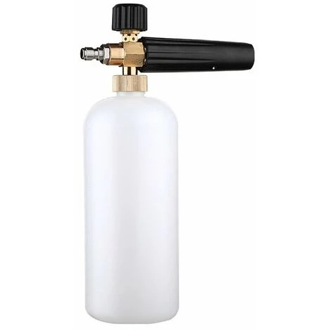 DONTODENT Canon à Mousse Lavor/Parkside/Spear Et Jackson Pistolet à Mousse Pour Nettoyeurs Haute Pression, Pièces En Laiton, Concentration Réglable, Plage De Pulvérisation Réglable 900 Ml 3 DONTODENT Canon à Mousse Lavor/Parkside/Spear Et Jackson Pistolet à Mousse Pour Nettoyeurs Haute Pression, Pièces En Laiton, Concentration Réglable, Plage De Pulvérisation Réglable 900 Ml