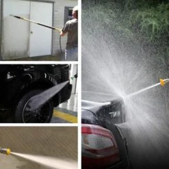 OSQI Adaptateur De Nettoyeur Haute Pression, à Connexion Rapide De 6,35 Mm Pour Karcher K2-K7, Avec 5 Embouts De Buse De Nettoyeur Haute Pression, Degrés Multiples, 2,5 GPM -Nettoyeur Haute Pression Soldes 65501513 5