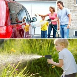 OSQI Pistolet De Nettoyeur Haute Pression, 4000 PSI, Interface M22 (14 Mm) Et Interface Rapide Karcher Avec 5 Embouts De Buse D'eau Pour Le Lavage De Voiture -Nettoyeur Haute Pression Soldes 65501640 5