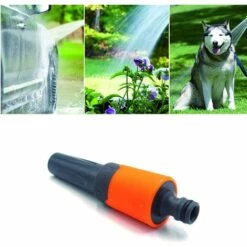 OSQI Kit De Pistolets D'arrosage Lance De Nettoyage De Jardin Nécessaire Comprend Des Connecteurs Pour Rallonge 1 Lance D'arrosage, 1 Connecteur D'arrosage, 1 Connecteur D'arrosage Aquastop, 1 Adaptateur 13 Mm Et 19 Mm -Nettoyeur Haute Pression Soldes 65501957 3