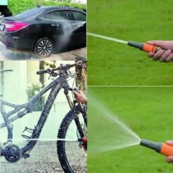 OSQI Kit De Pistolets D'arrosage Lance De Nettoyage De Jardin Nécessaire Comprend Des Connecteurs Pour Rallonge 1 Lance D'arrosage, 1 Connecteur D'arrosage, 1 Connecteur D'arrosage Aquastop, 1 Adaptateur 13 Mm Et 19 Mm -Nettoyeur Haute Pression Soldes 65501957 4