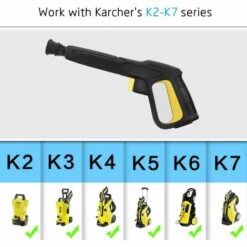 OSQI Pistolet à Gâchette Pour Karcher K2 K3 K4 K5 K6 K7 Nettoyeur Haute Pression, Pistolet De Nettoyeur Haute Pression à Connexion Rapide Accessoire De Pistolet De Lavage De Voiture -Nettoyeur Haute Pression Soldes 65503161 2