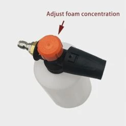 OSQI Lance à Mousse De Neige, 750 Ml De Mousse De Savon Pour Nettoyeur Haute Pression Jet Wash Pistolet De Lavage De Voiture 1/4" à Dégagement Rapide Avec Buse Réglable De Lavage De Voiture Pour Nettoyeur Haute Pression Karcher K Series K2 K3 K4 K5 K6 K7 -Nettoyeur Haute Pression Soldes 65503261 5