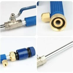 OSQI Nettoyeur Haute Pression, Buse De Tuyau Haute Pression, Embout De Tuyau D'arrosage Extensible, Pulvérisateur De Nettoyage De Vitres En Verre, Maison, Jardin, Voiture, Lavage à L'eau -Nettoyeur Haute Pression Soldes 65503276 3