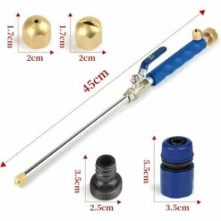 OSQI Nettoyeur Haute Pression, Buse De Tuyau Haute Pression, Embout De Tuyau D'arrosage Extensible, Pulvérisateur De Nettoyage De Vitres En Verre, Maison, Jardin, Voiture, Lavage à L'eau -Nettoyeur Haute Pression Soldes 65503276 5