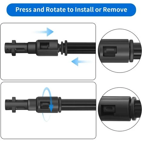 OSQI Lance De Pulvérisation Haute Pression Pour Kärcher K2 K3 K4 K5 K6 K7, Accessoire De Buse De Nettoyage Blaster 5 OSQI Lance De Pulvérisation Haute Pression Pour Kärcher K2 K3 K4 K5 K6 K7, Accessoire De Buse De Nettoyage Blaster – Image 3