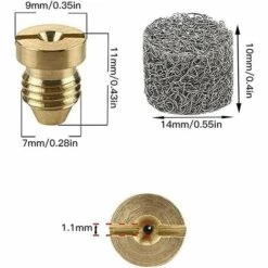 PERLE RARE Lot De 14 Buses De Canon à Mousse Et Machines à Mousse Pour Canon à Mousse à Neige Universel Nettoyeur Haute Pression Orifice Embout De Buse Embout De Buse Filetage 1,1 Mm Et Filtre 4000 PSI -Nettoyeur Haute Pression Soldes 65619386 4