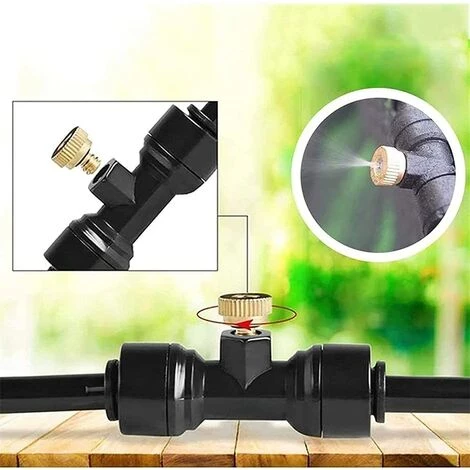 THSINDE 15 Pièces Buses De Brumisation En Laiton, Brumisation Pulvérisateur Laiton, Buse De Brouillard En Laiton, 0,3 Mm, Pour Système Refroidissement Extérieur Cache Poussière D'Aménagement Serre (Laiton) 6 THSINDE 15 Pièces Buses De Brumisation En Laiton, Brumisation Pulvérisateur Laiton, Buse De Brouillard En Laiton, 0,3 Mm, Pour Système Refroidissement Extérieur Cache Poussière D'Aménagement Serre (Laiton) – Image 4