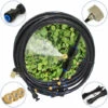 THSINDE Système De Brumisation, Système De Brumisateur Extérieur, Brumisateur De Terrasse, Kit De Brumisation Idéal Pour Système D'irrigation Pour Parasol, Gazebo, Serre, Jardin, Piscine -Nettoyeur Haute Pression Soldes 65641300 1